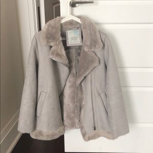 Zara faux coat (girl size 11/12)